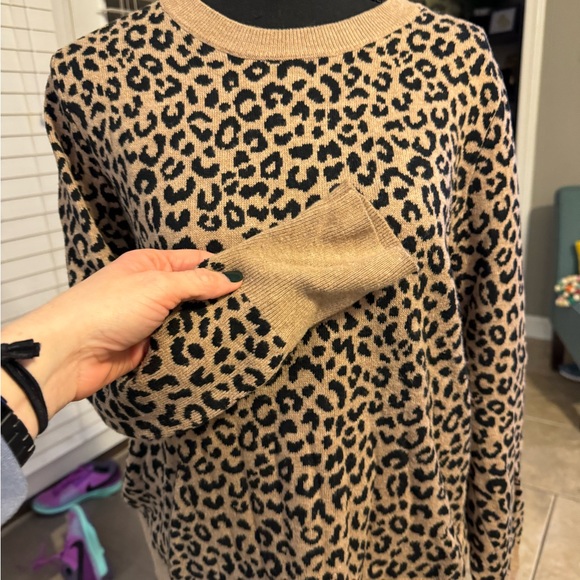 Two (2) A New Day sweaters - animal print. Sz L. - Picture 13 of 13